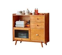 KOHUS Aparador con Aparador De Madera Maciza For El Hogar, Gabinete De Almacenamiento For Salón, Almacenamiento Simple, Armario De Cocina Mueble Buffet