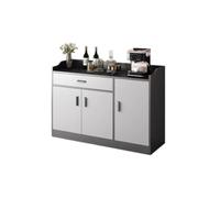 KOHUS Aparador con Aparador de Restaurante, Mueble de té, Mueble de Almacenamiento for Cocina y hogar, Mueble de exhibición Integrado Mueble Buffet