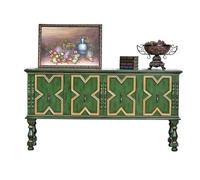 KOHUS Aparador con Aparadores Retro nórdicos, despensa, recibidor, Muebles, sofá, armarios Laterales, Tablero, armarios de Entrada de Madera Mueble Buffet