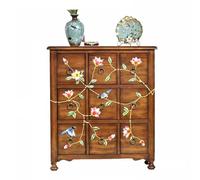 KOHUS Aparador con Gabinete de Almacenamiento Pintado de Madera con Tablero Retro, gabinete de despensa de Estilo Chino, gabinete for té, aparador Mueble Buffet