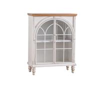 KOHUS Aparador con Gabinete De Entrada De Almacenamiento con Arco De Blanco Simple, Gabinete Lateral De Comedor For El Hogar, Gabinete De Almacenamiento De Cocina Mueble Buffet(S:80CMX36CMX104CM)