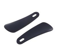 KOHUS Cuerno de zapato 2 uds negro profesional plástico zapato tipo cuchara calzador mango calzador zapato elevador herramienta 11cm zapato cuerno largo Levantador de zapatos