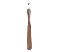 KOHUS Cuerno de zapato El calzador de madera es cómodo, es conveniente for las personas mayores ponerse zapatos y llevar zapatos en la entrada. Levantador de zapatos(B)
