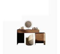 KOHUS Espejo De Tocador con Luces Y Juego De Mesa Tocador con gabinete, tocador for Dormitorio, mesita de Noche for el hogar, Escritorio Tocador Adolescente con Espejo Y Taburete