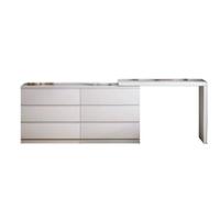 KOHUS Espejo De Tocador con Luces Y Juego De Mesa Tocador Moderno en Dormitorio, tocador Sencillo, cómoda Ligera de Lujo con Seis cajones for Uso doméstico Tocador Adolescente con Espejo Y Taburete