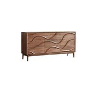 KOHUS Mesa de Entrada/Armario de Almacenamiento for Sala de Estar de Madera de Nogal de 160 x 45 x 80 cm