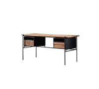 KOHUS Mesa de Escritorio para Computadora 165x65x75cm Escritorio Hogar Sencillo, Mueble de Oficina Vintage para Estudio, Sala Escritorio de Estudio para Dormitorio