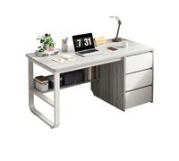 KOHUS Mesa De Escritorio Para Computadora - Escritorio de oficina en casa, mesa de estudio, escritorio para computadora estudiantil con cajón de almacenamiento, escritorio para dormitorio, escritorio