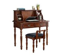 KOHUS Mesa de escritorio para computadora, escritorio de oficina en casa, mesa de trabajo, mesa de estudio, muebles, estantería combinada, dormitorio, computadora, escritorio de estudio para