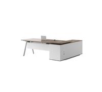 KOHUS Mesa de Escritorio para Computadora Escritorio del Gerente, Escritorio Ejecutivo, Escritorio del Director General, Escritorio Moderno Escritorio de Estudio para Dormitorio
