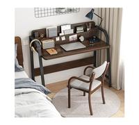 KOHUS Mesa de Escritorio para Computadora - Escritorio pequeño para dormitorio, escritorio de estudiantes, mesa esquinera simple para el hogar, mesa de computadora portátil con compartimento de