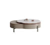 KOHUS Mesas auxiliares pequeñas para Dormitorio Mesa de Centro elevable for Sala de Estar, Sencilla y Moderna, con Mesa de Centro giratoria Creativa Mesa Auxiliar para guardería con Espacio de almace