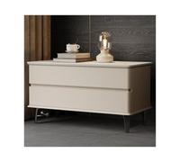 KOHUS Mesas De Noche - Mesas De Noche - Mesas de noche para dormitorio minimalista, de madera maciza, mesilla de noche de gran tamaño para dormitorio, mesita de noche simple y moderna, decoración de