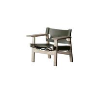 KOHUS Sofá Perezoso Silla española de Estilo Medieval, Silla de Cuero, sofá, Silla de salón, Silla Individual nórdica sofá Perezoso(B)