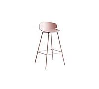 KOHUS Taburetes De Bar Silla Alta Minimalista Moderna con Respaldo for el hogar, Cocina, Taburete de Bar de Hierro Forjado, Taburete de Bar nórdico, Silla de Bar de mostrador Taburetes para Bar(E)