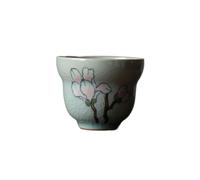 KOHUS Taza de té Taza de té Borneol Glaze pura pintada a mano, taza de té casera, taza de leche de cerámica for desayuno, copa de vino Retro Contenedor de Remojo