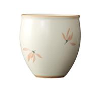KOHUS Taza de té Taza de té de la tarde for oficina, taza de té de orquídeas de cerámica, taza de anfitrión Personal, juego de té de Kung Fu for degustación de té Contenedor de Remojo