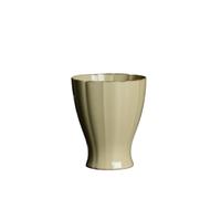 KOHUS Taza de té Taza de té hecha a mano con diseño Vertical, juego de té de cerámica Kung Fu, taza de té de gran capacidad Contenedor de Remojo(B)