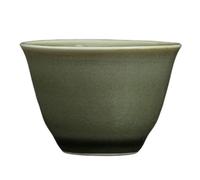 KOHUS Taza de té Taza de té pequeña hecha a mano creativa, taza for invitados de oficina, taza de té de cerámica Retro chino, juego de té individual de Kung Fu Contenedor de Remojo