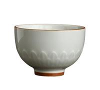 KOHUS Taza de té Taza maestra creativa hecha a mano, taza individual de cerámica for el hogar, juego de té de Kung Fu, taza de té Contenedor de Remojo