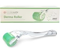 KOI BEAUTY profesional Derma Roller 1.5 - Microneedle Roller individual de titanio real 200, Microneedling Roller para cara, cuero cabelludo y cuerpo, Micro Needle Roller masculino y femenino