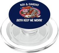 Koi & Cardio Ambos Keep Me Movin' Funny Koi Lover PopSockets PopGrip para MagSafe