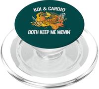 Koi & Cardio Ambos Keep Me Movin' Funny Koi Lover PopSockets PopGrip para MagSafe