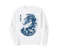 Koi Carp Fish La Gran Ola De Kanagawa Arte Japonés Sudadera
