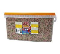 KOI Croissant Colour 10L / 2400g - Un alimento Multi-ingrediente en Forma de barritas flotantes Que parecen medialunas y Son de Dos Colores