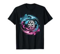 Koi Drift Racing Wheel Art Streetwear Cultura Japonesa Camiseta