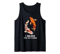 Koi Fish I Brake For Koi Farms tee Camiseta sin Mangas