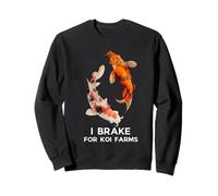 Koi Fish I Brake For Koi Farms tee Sudadera