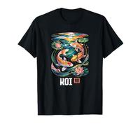 Koi Fish Japón Kawaii Carpa Japonesa Kanji Otaku Souvenir Camiseta
