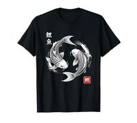 Koi Fish Japonés Yin y Yang Harmony Balance Camiseta