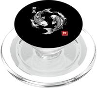 Koi Fish Japonés Yin y Yang Harmony Balance PopSockets PopGrip para MagSafe
