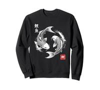 Koi Fish Japonés Yin y Yang Harmony Balance Sudadera