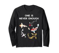 Koi Fish One is Never Enough tee Manga Larga