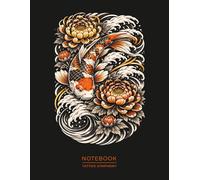 Koi Fish Tattoo Notebook - Japanese Style Art Journal: Koi Carp and Chrysanthemum Design Inspired by Traditional Japanese Tattoo Art (Tattoo Symphony)