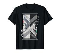 Koi Fish Yin-Yang Japonés Ukiyo-e Estilo Vintage Tradicional Camiseta