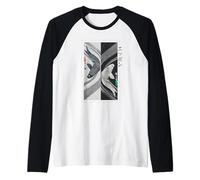 Koi Fish Yin-Yang Japonés Ukiyo-e Estilo Vintage Tradicional Camiseta Manga Raglan
