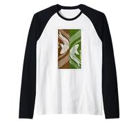 Koi Fish Yin-Yang Japonés Ukiyo-e Estilo Vintage Tradicional Camiseta Manga Raglan