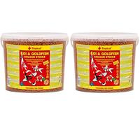 KOI&Goldfish Colour Sticks 5L / 430g - Sticks flotantes potenciadores del Color para Peces de Estanque (Paquete de 2)