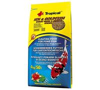 KOI&Goldfish Wheat Germ&Garlic Sticks 4kg - Alimento Flotante con ajo y Germen de Trigo para Peces de Estanque