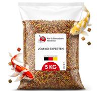 Koi Herdecke - Mezcla de 5 kg de alimento para peces Koi's | Pellets flotantes de 6 mm | Adecuado para peces ornamentales - Peces de colores - Orfe - Shubunkin | Paquete de 5 kilos