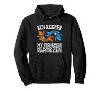Koi Keeper Mis Peces me Mantienen equilibrado Mi Estanque me Mantiene Zen Sudadera con Capucha