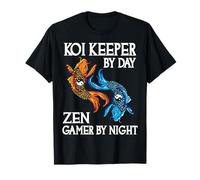 Koi Keeper por Día Zen Gamer por La Noche Camiseta