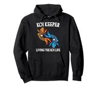 Koi Keeper Viviendo La Vida Koi Sudadera con Capucha