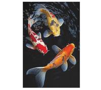 Koi Pez Puzzles De 1000 Piezas, Puzzle para Adultos de Madera, Juego De Habilidad Toda La Familia, 78×53cm