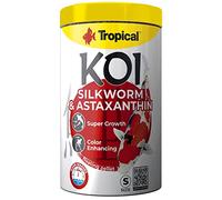 KOI SILKWORM&ASTAXANTHIN PELLET Size S 1000ml / 320g - alimento para la alimentación Diaria de pequeñas Carpas koi en Estaciones cálidas, a Temperatura del Agua: 15 a 30oC