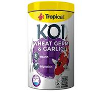 KOI Wheat Germ & Garlic Pellet Size S 1000ml / 320g - Alimento con ajo para la alimentación Diaria de Carpas koi pequeñas en una Amplia Gama de temperaturas del Agua: de 8 a 30°C